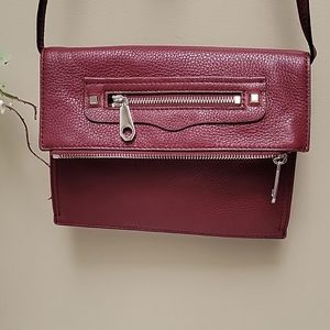 Rebecca Minkoff Women Red Leather Clutch/Crossbody One Size